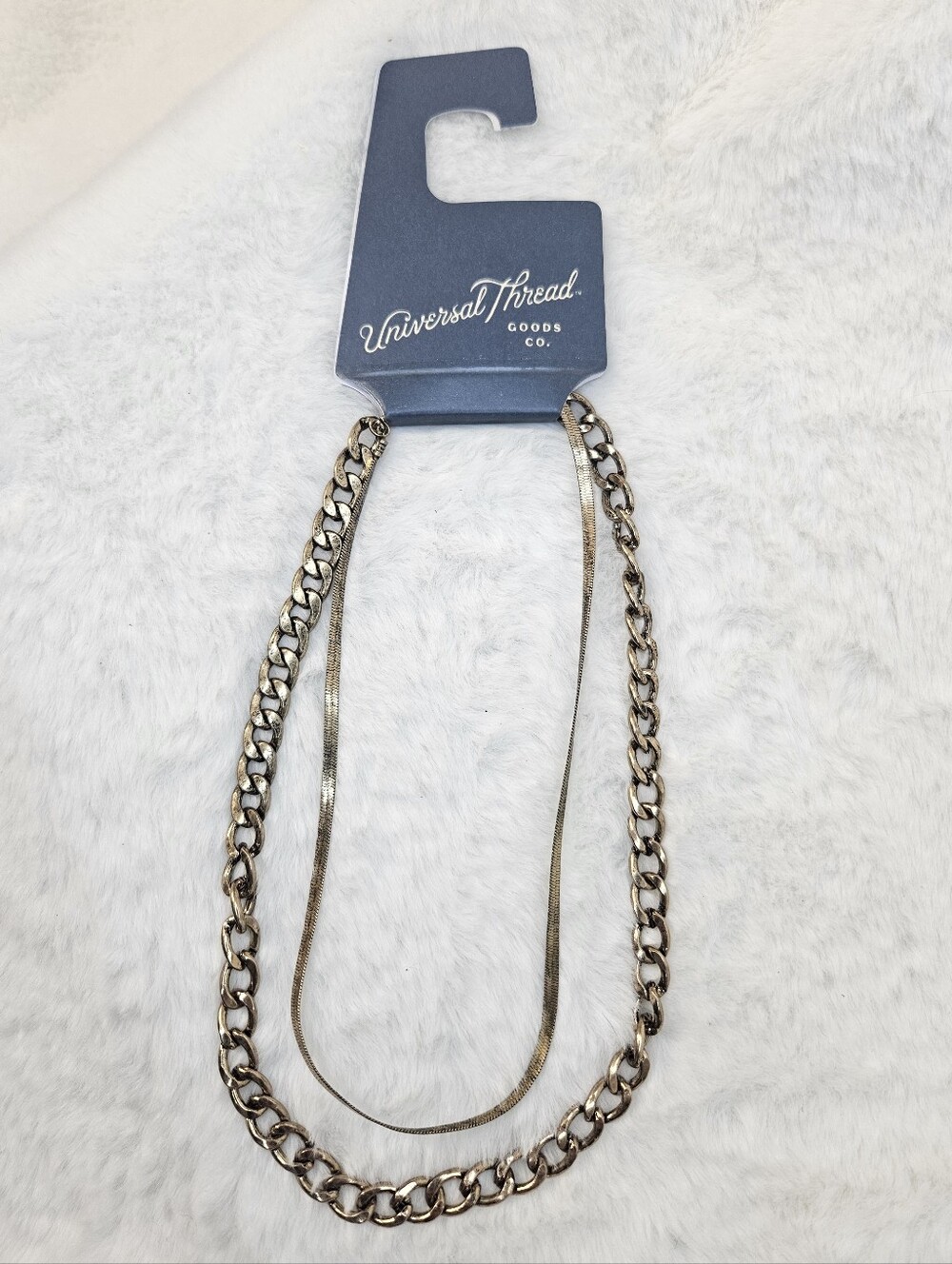 Universal Thread Gold-Tone Double Layer Necklace